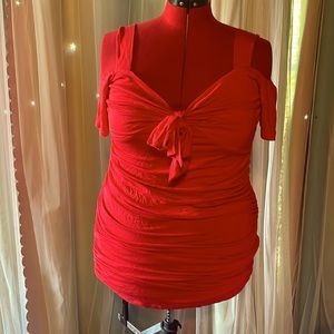 Venus Red roaches Mini Dress